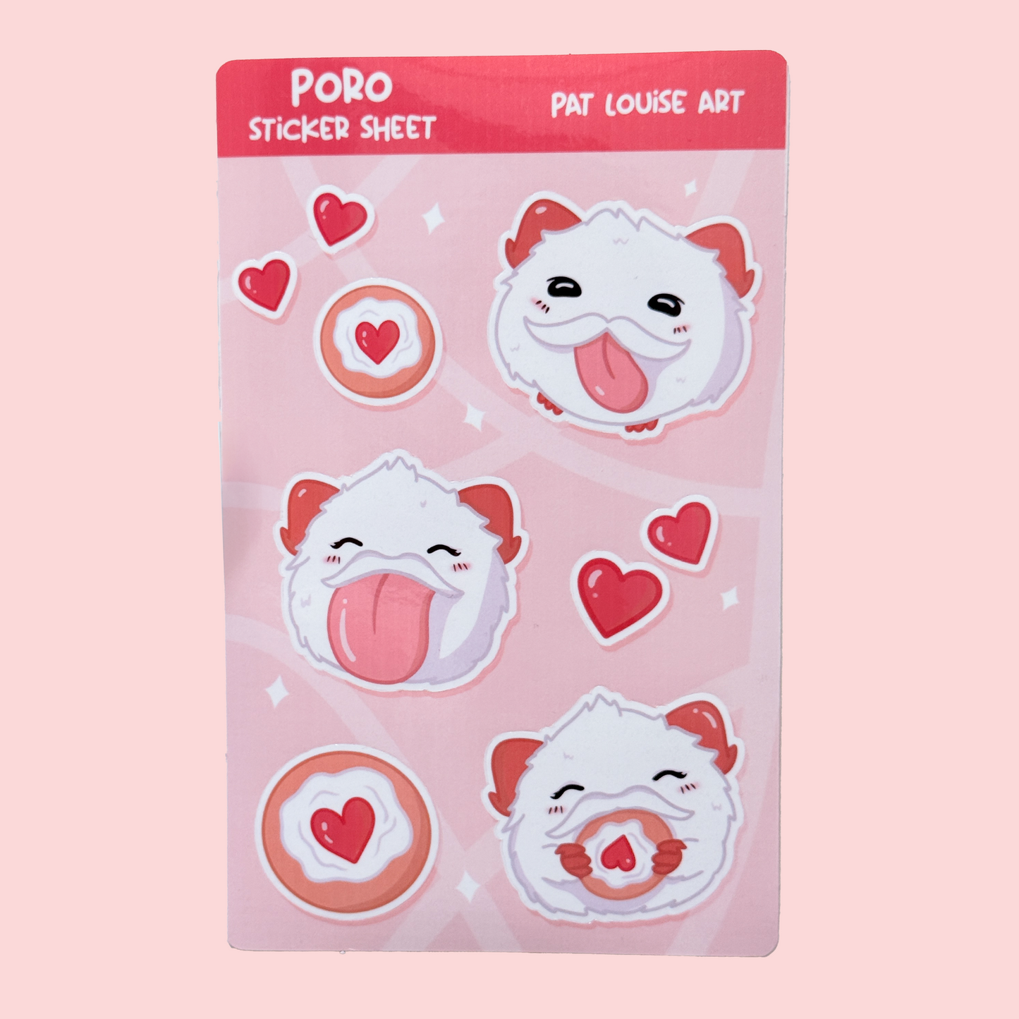 Kawaii Poro Sticker Sheet