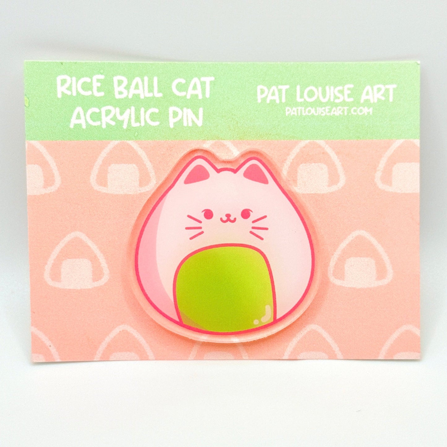 Rice Ball Cat Pin