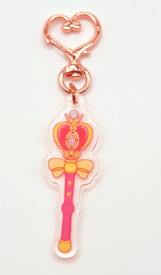 Moon Wand Keychain