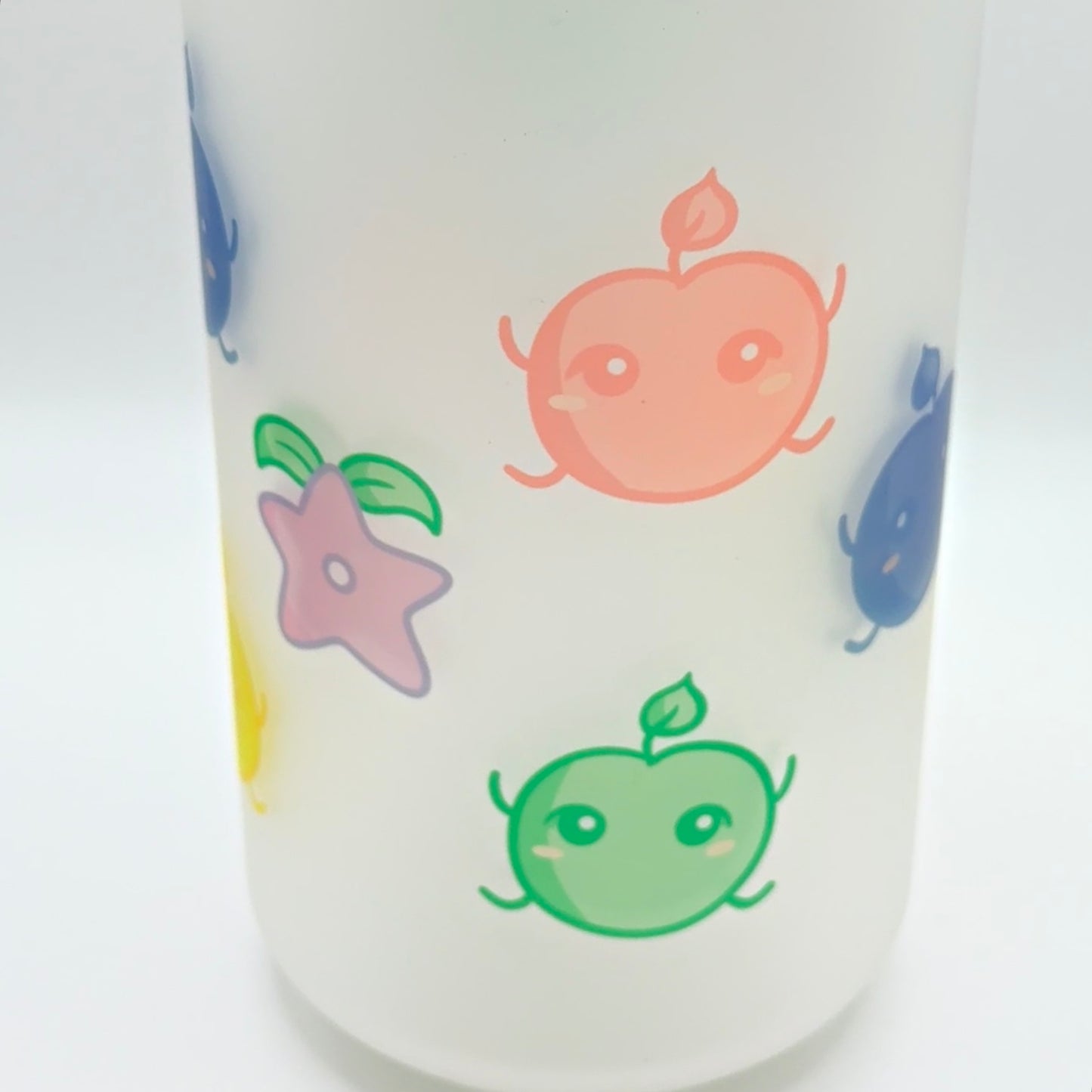 Tiny Creatures & Fruit Glass Cup