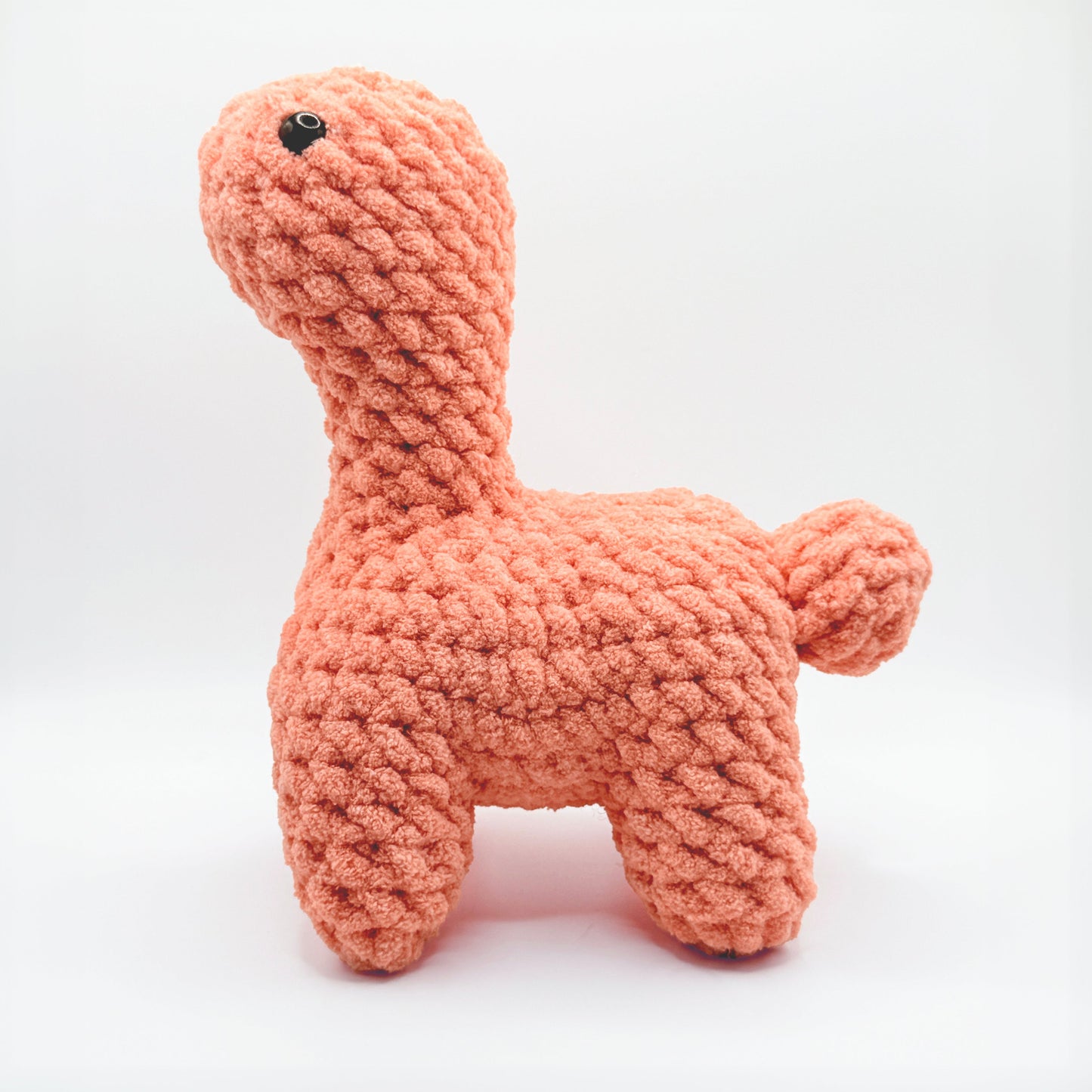 Peachy Brontosaurus Plushie