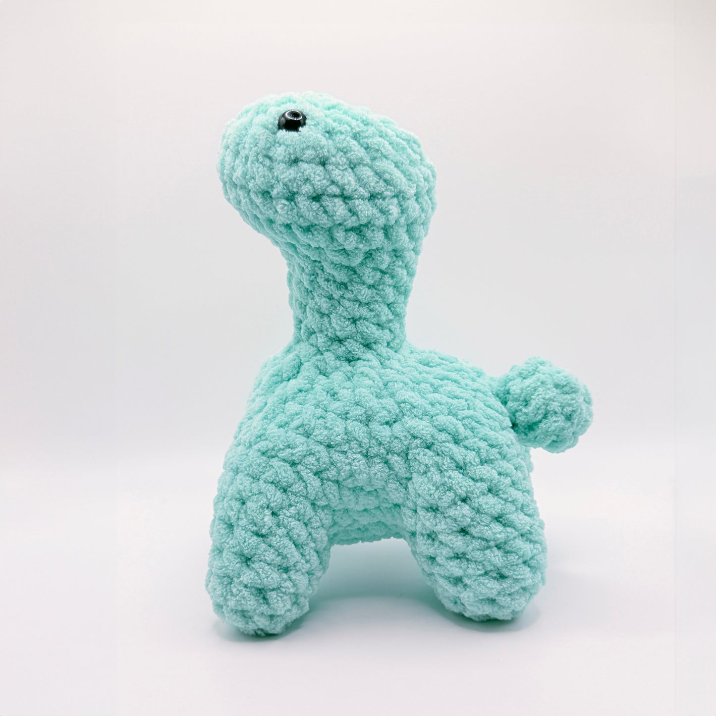 Baby Teal Brontosaurus Plushie
