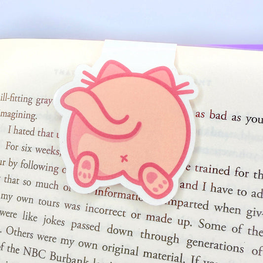 Kawaii Cat Butt Magnetic Bookmark