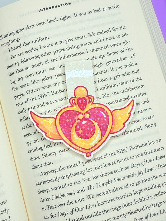 Sparkle Moon Magnetic Bookmark