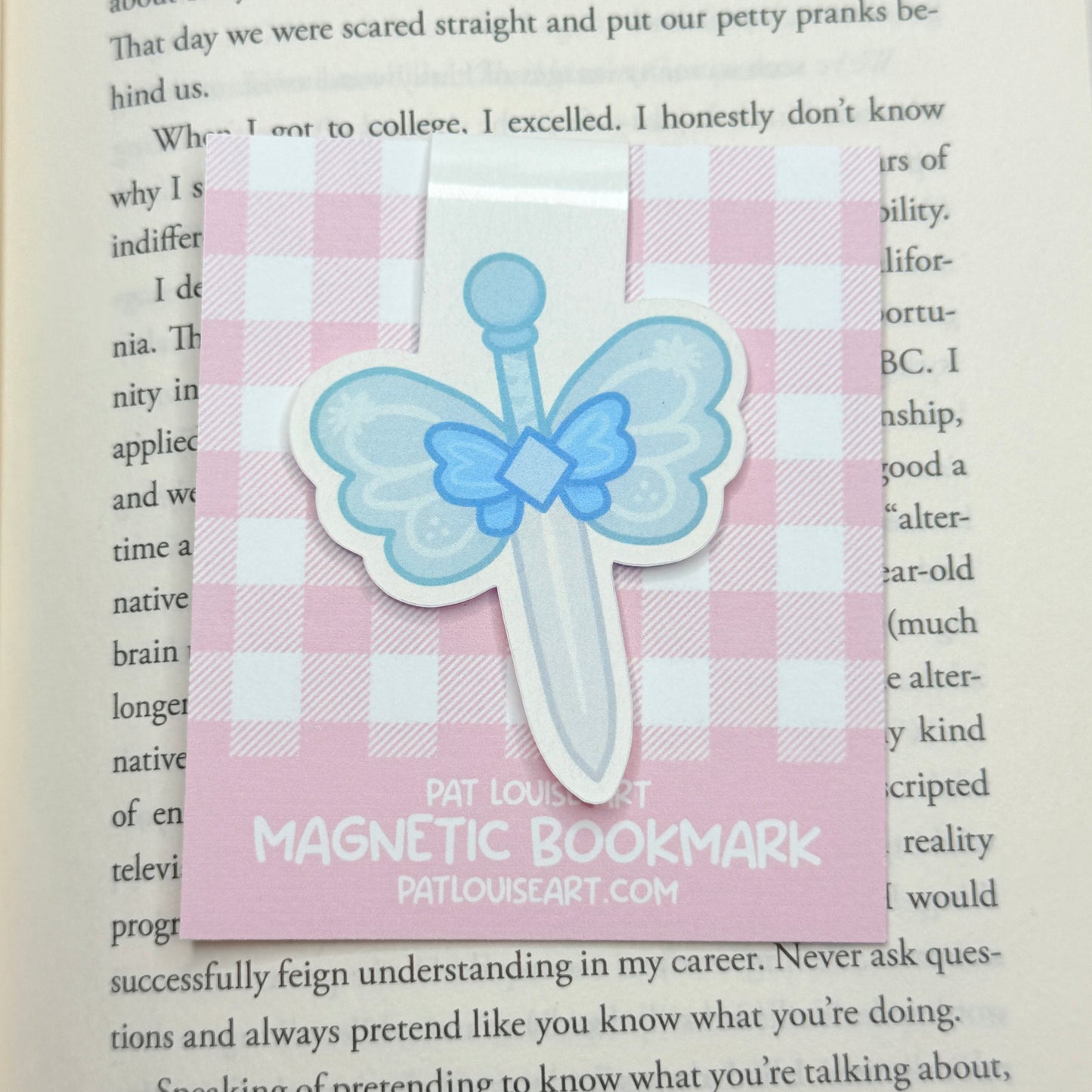 Sword Magnetic Bookmark