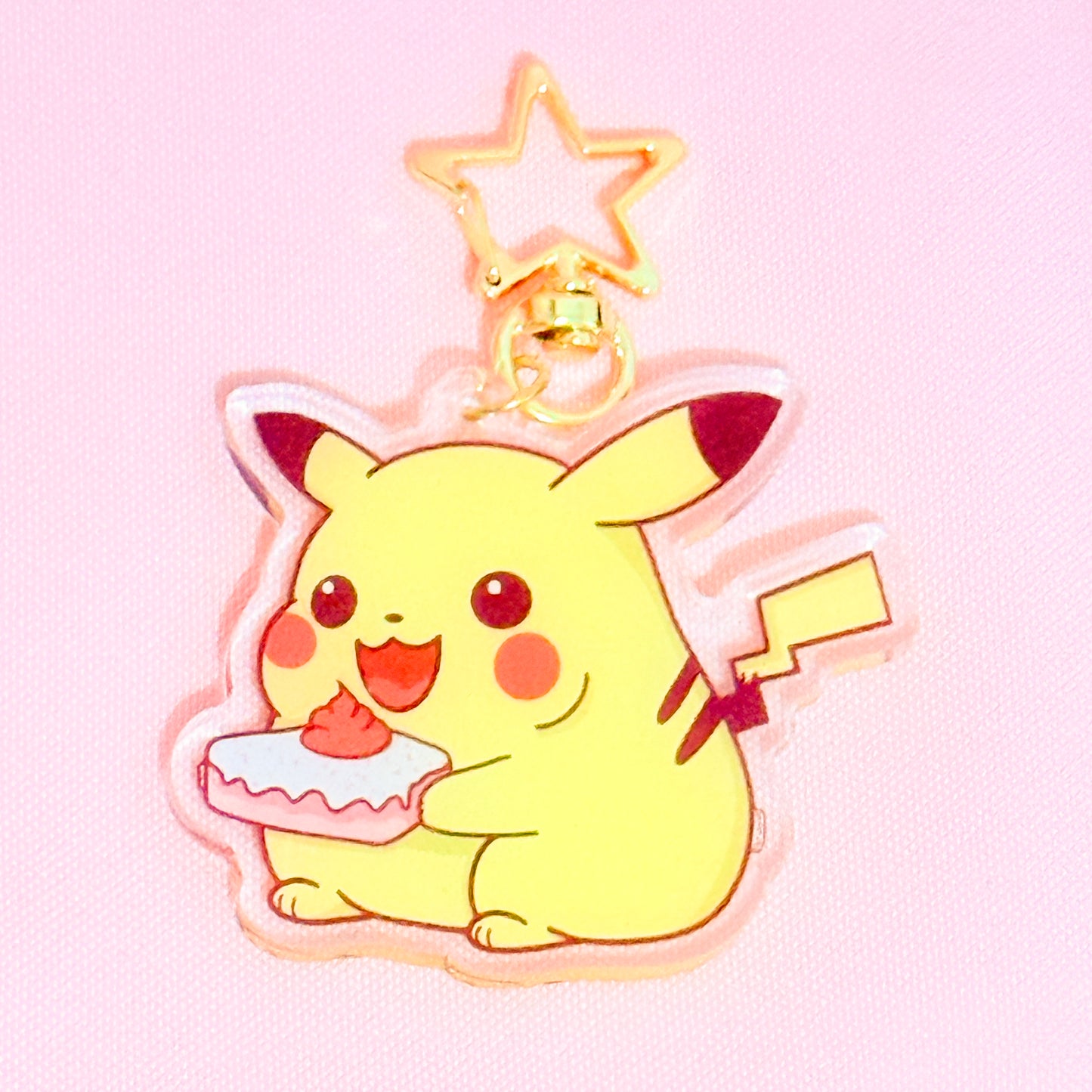 Kawaii Chubster Pikachu Keychain