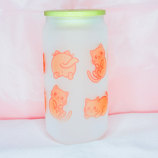 Kawaii Cat Butt Glass Cup