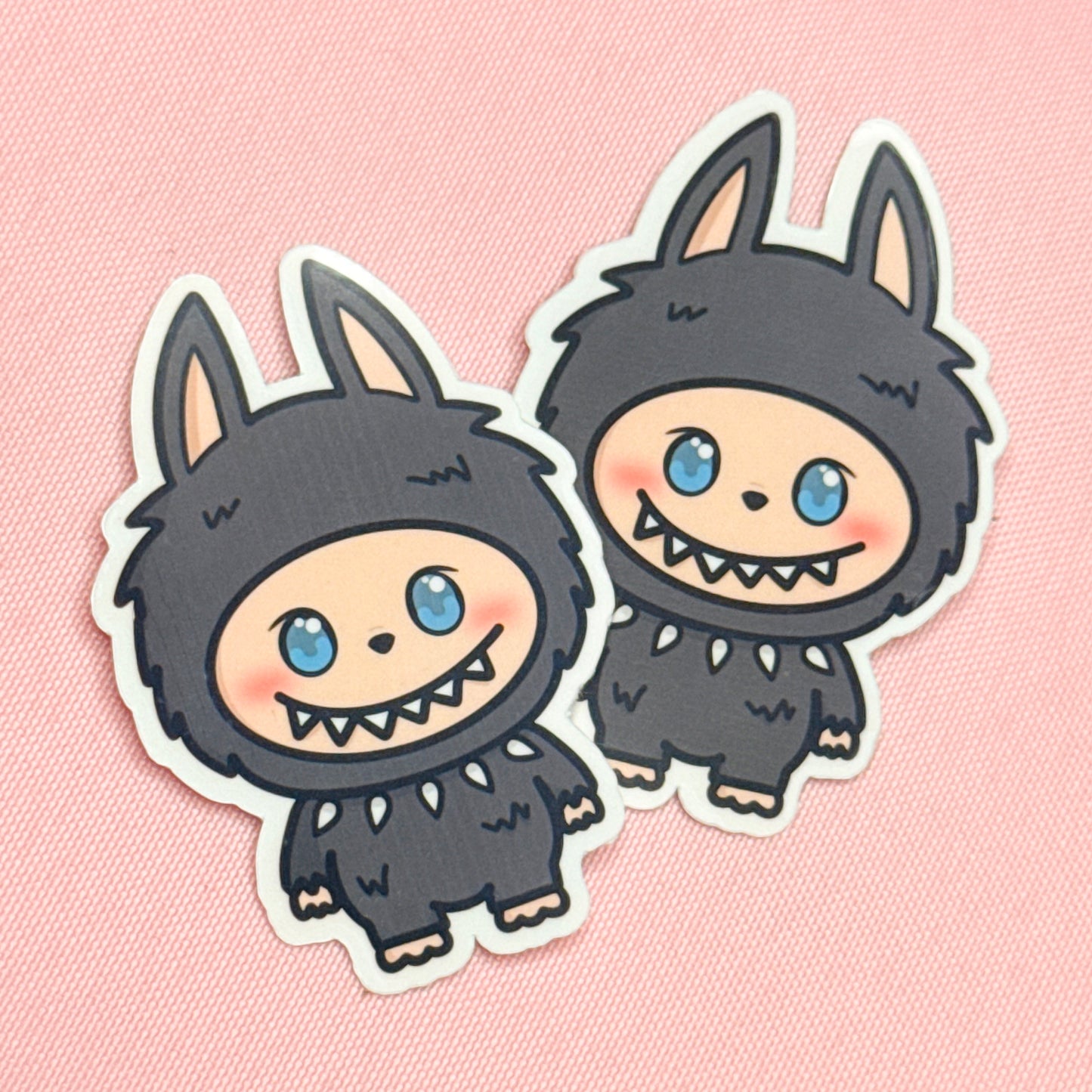 Goth Labubu Vinyl Sticker