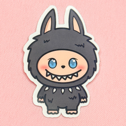 Goth Labubu Vinyl Sticker