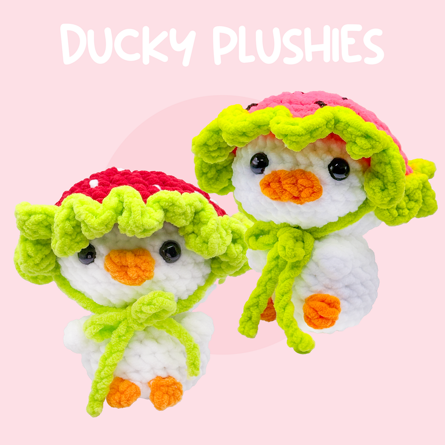 Strawberry Ducky Plushie