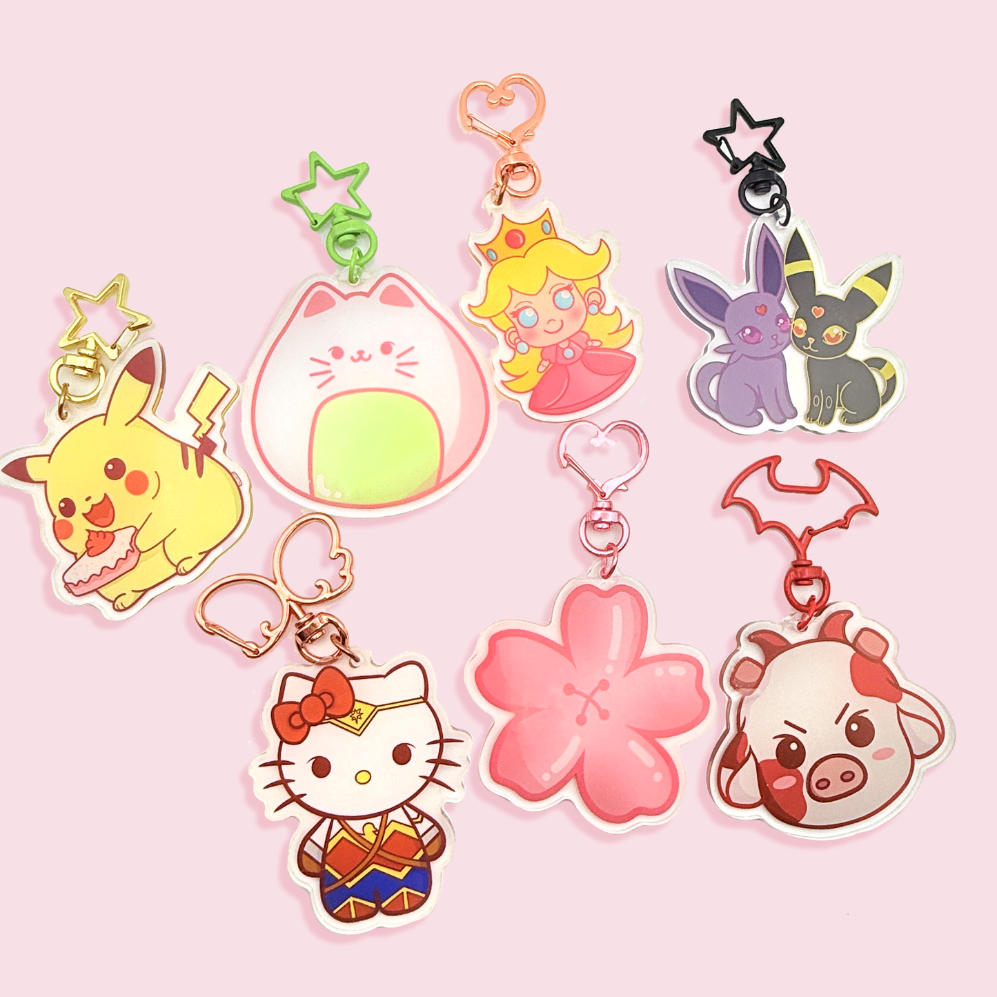 Kawaii Devil Cow Keychain