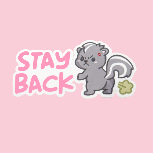 Kawaii Skunk Vinyl Sticker