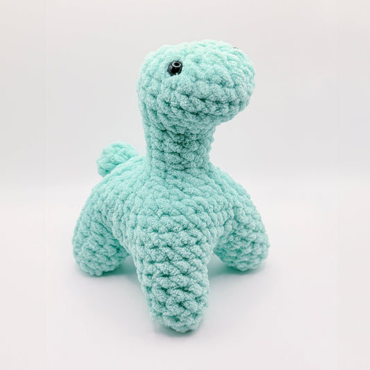 Baby Teal Brontosaurus Plushie