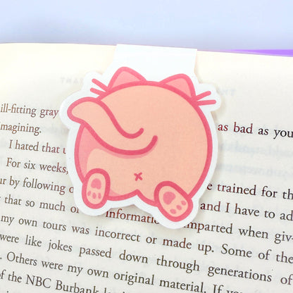 Kawaii Cat Butt Magnetic Bookmark