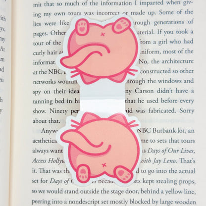 Kawaii Cat Butt Magnetic Bookmark
