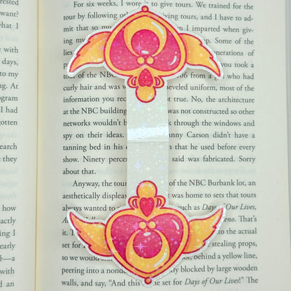 Sparkle Moon Magnetic Bookmark