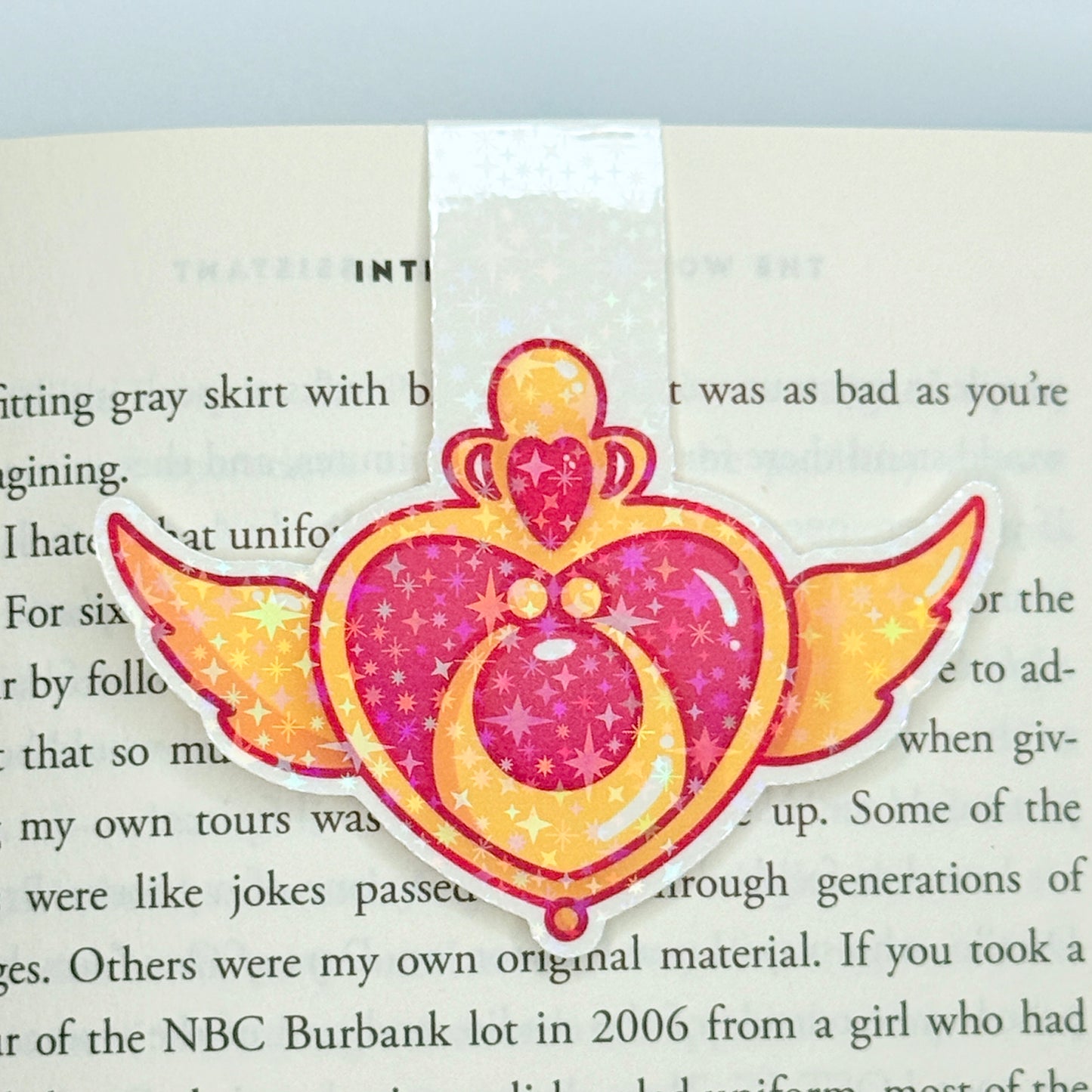 Sparkle Moon Magnetic Bookmark