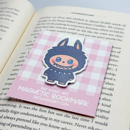 Goth Labubu Magnetic Bookmark