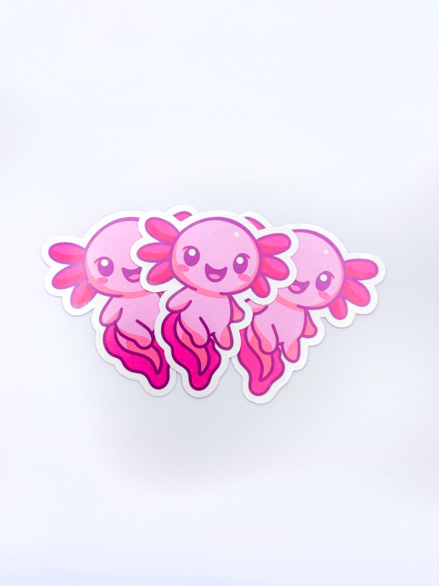 Kawaii Axolotl Vinyl Sticker