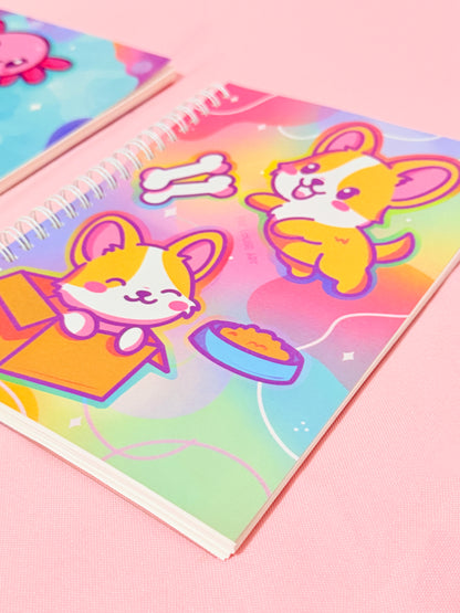 Kawaii Puppy Reuseable Sticker Book