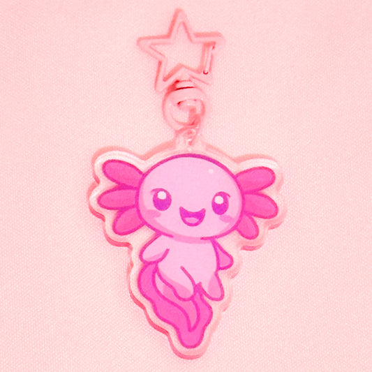 Kawaii Axolotl Keychain