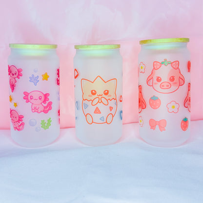 Kawaii Cat Butt Glass Cup