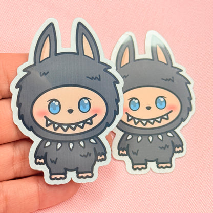 Goth Labubu Vinyl Sticker