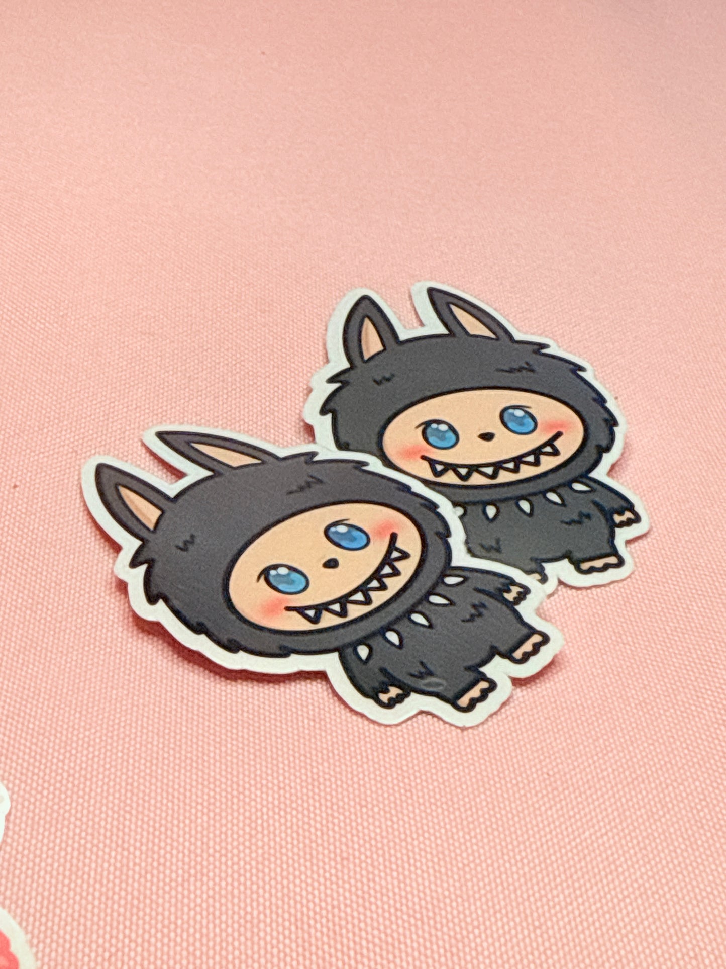 Goth Labubu Vinyl Sticker
