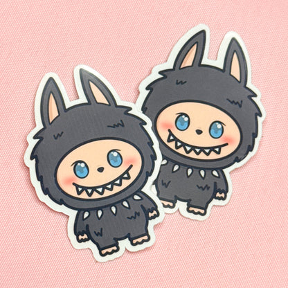 Goth Labubu Vinyl Sticker
