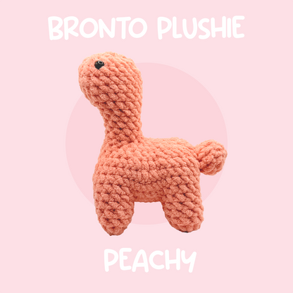Peachy Brontosaurus Plushie
