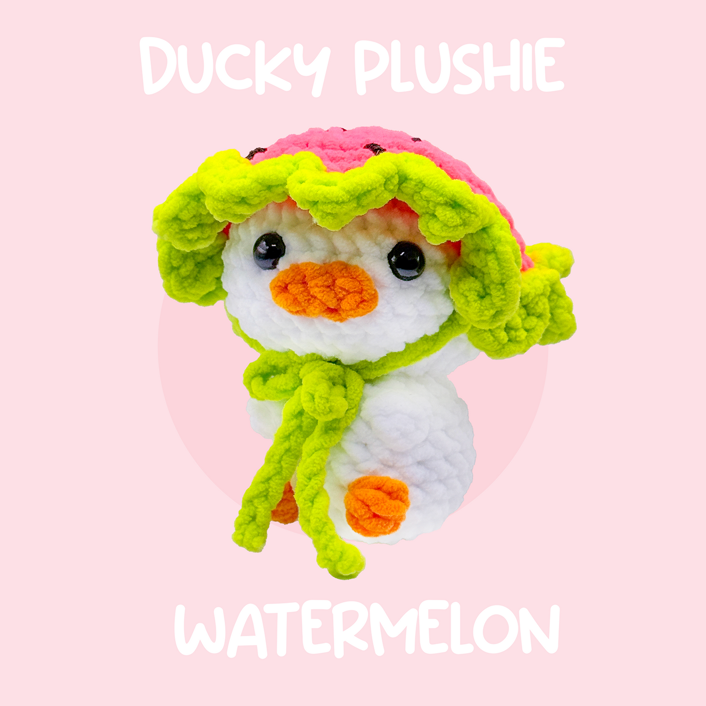 Watermelon Ducky Plushie