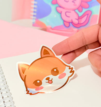 Kawaii Axolotl Reuseable Sticker Book
