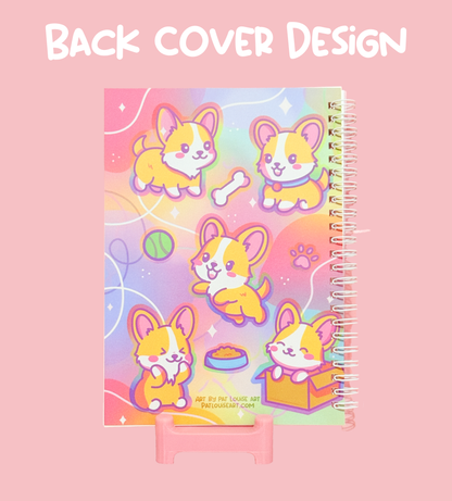 Kawaii Puppy Reuseable Sticker Book