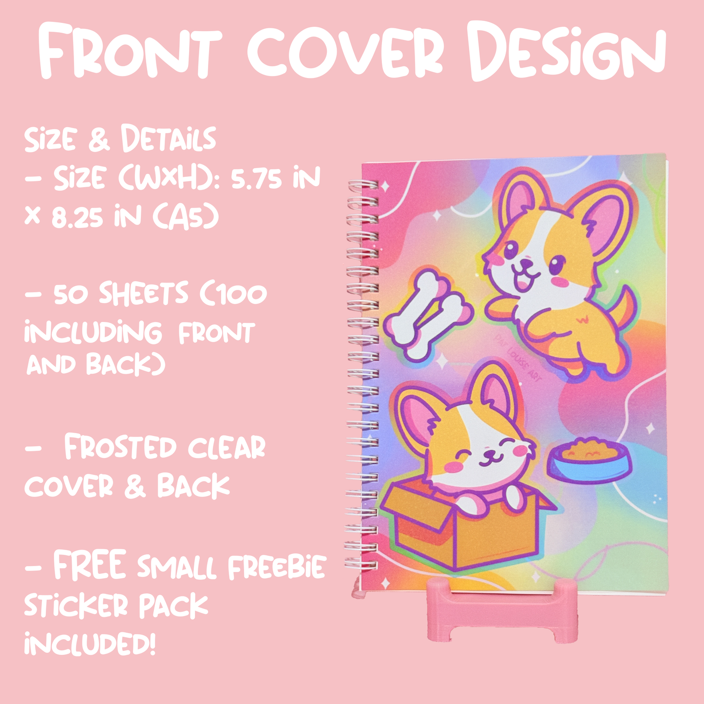 Kawaii Puppy Reuseable Sticker Book